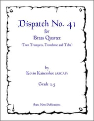 Dispatch No. 41 Brass Quartet cover Thumbnail